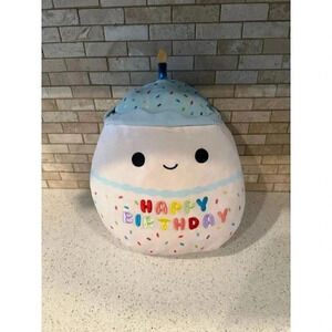 Happy‎ Birthday Squishmallow  Multicolored Squishmallow BZ